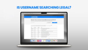 Is Username Searching Legal